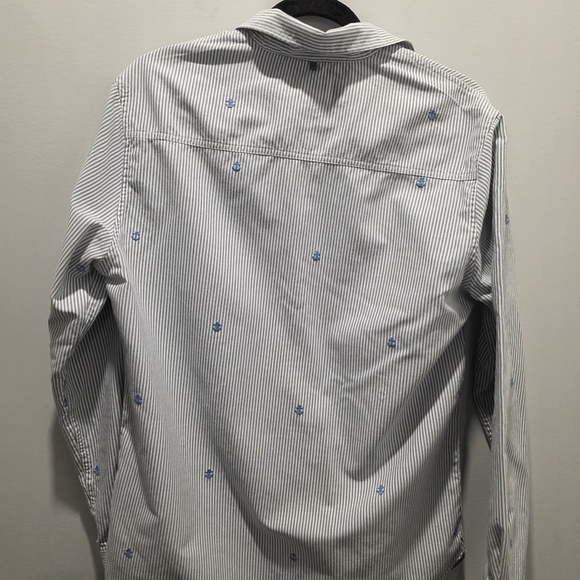 PD&C Men's Striped Button-Down Shirt - Picture 7 of 10